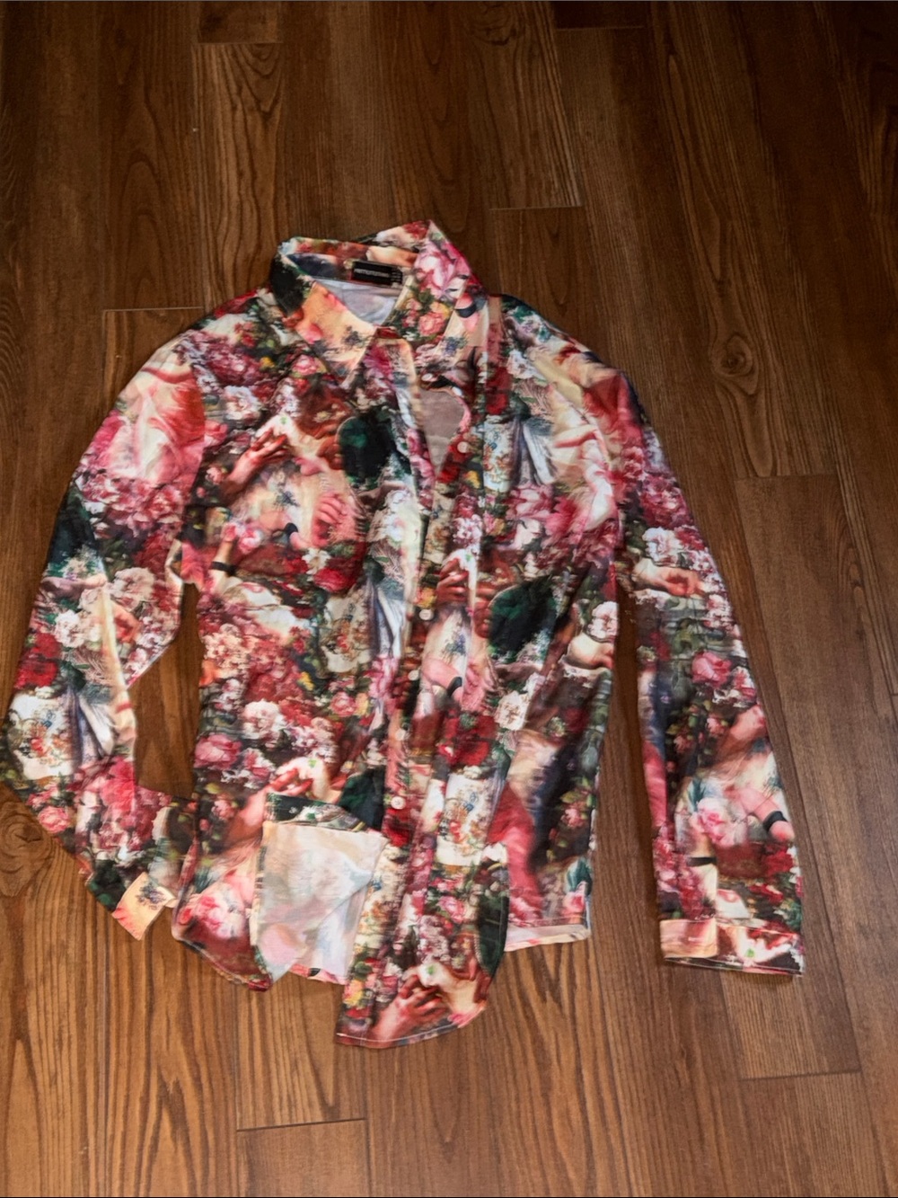 PrettyLittleThing Multicolor Floral Blouse Shirt